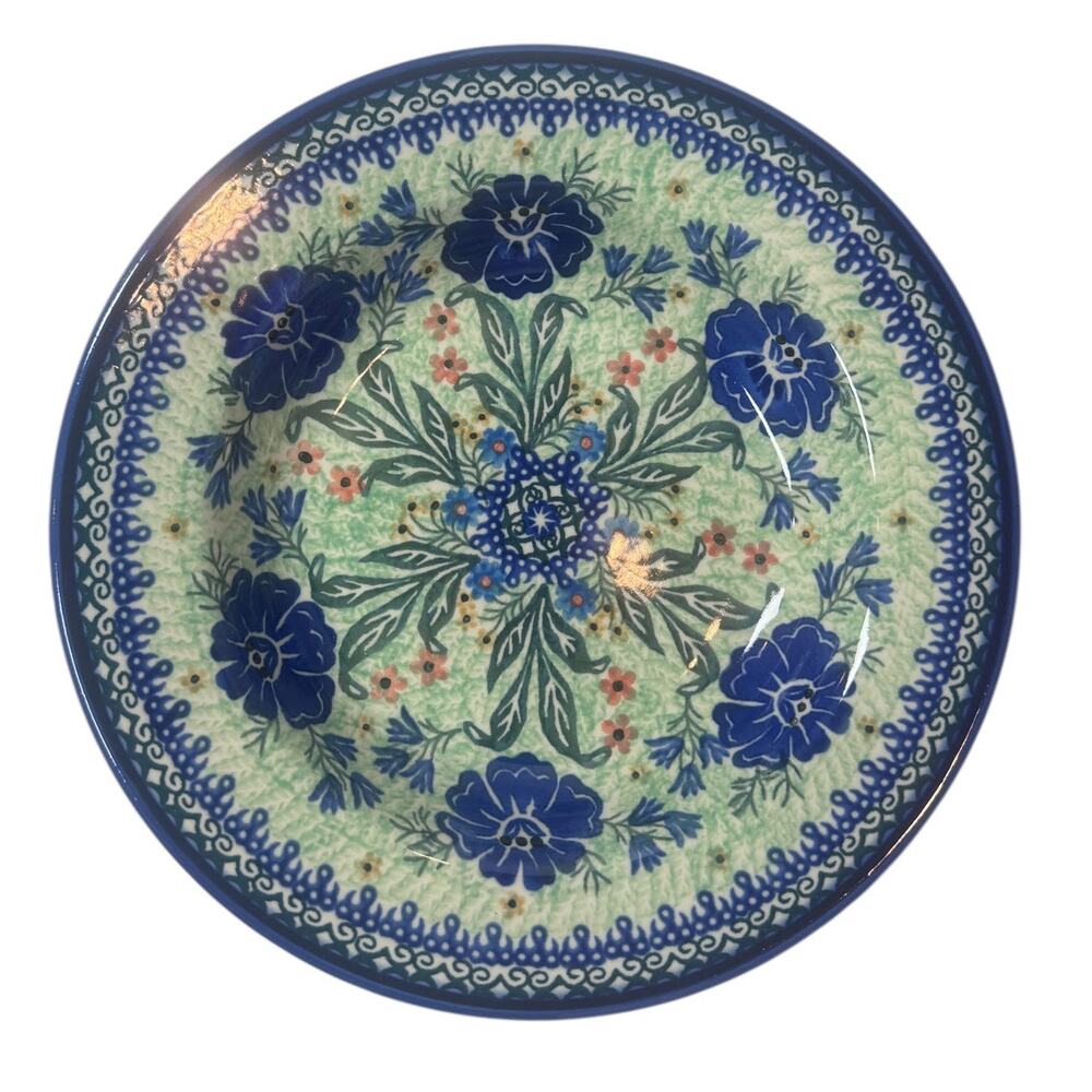 This is a Ceramika Artystyczna Polish Pottery 9.5" pasta‎ bow